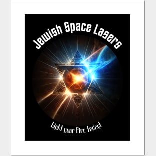 Jewish Space Lasers v2 Posters and Art